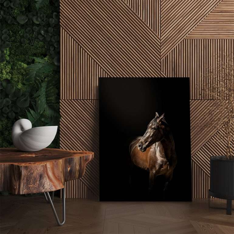 Muurdecoratie Poserend Paard