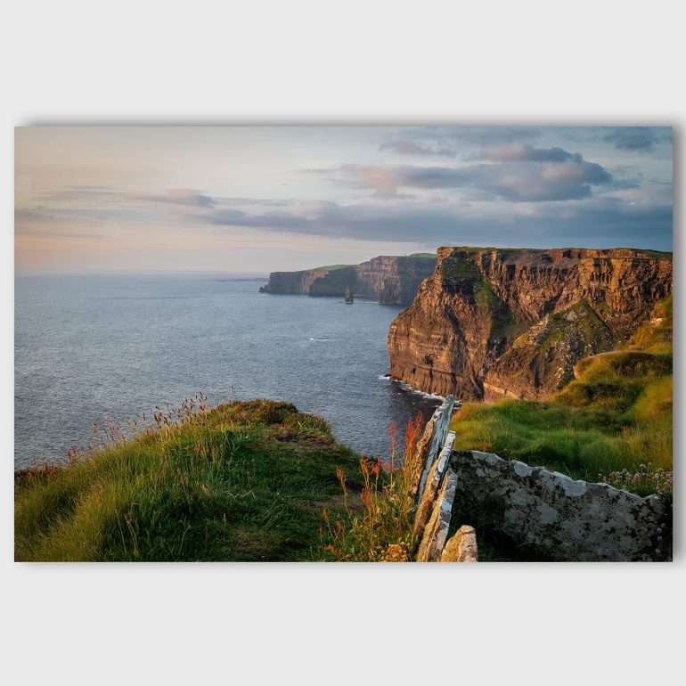Wanddecoratie The Famous Cliffs - Uitzicht op de Cliffs of Moher bij zonsondergang