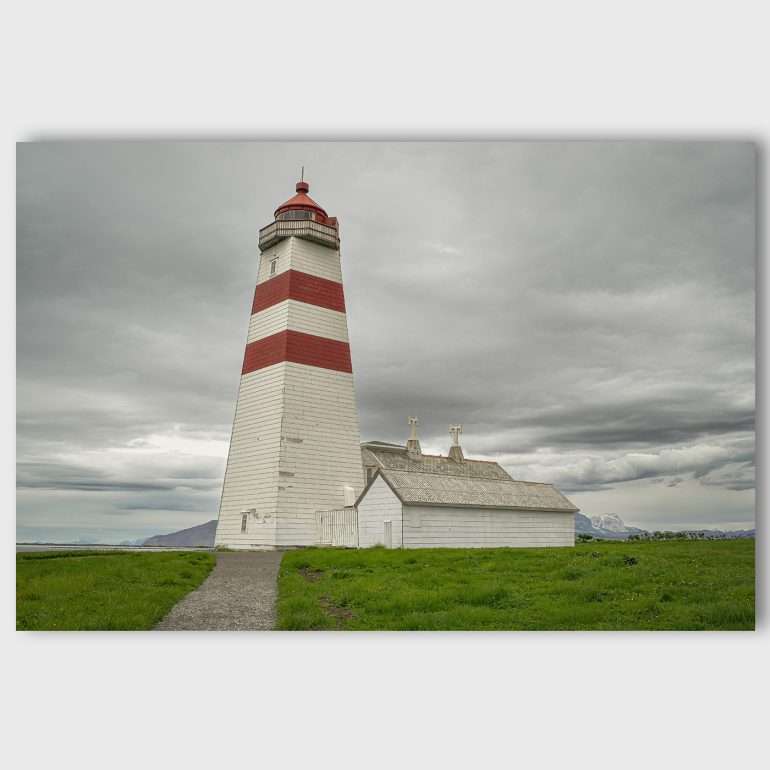 Wanddecoratie Alnes Fyr – Vuurtoren op Godøya, Noorwegen