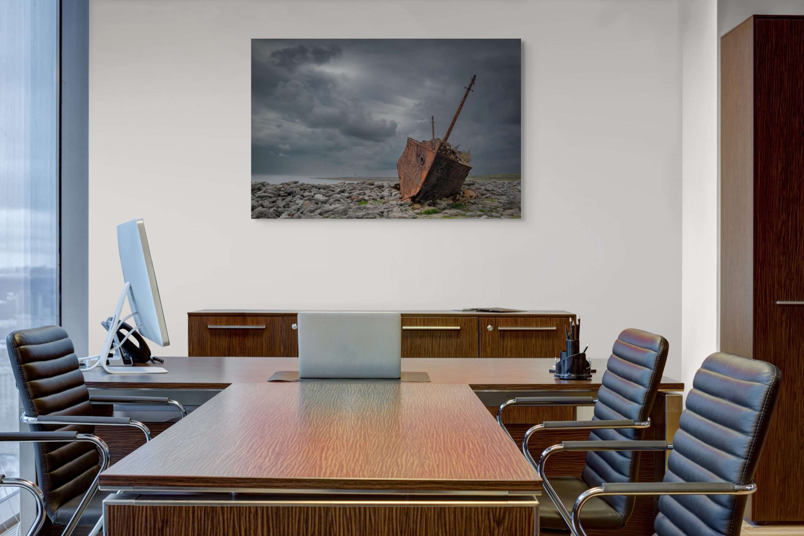 wanddecoratie voor de werkkamer