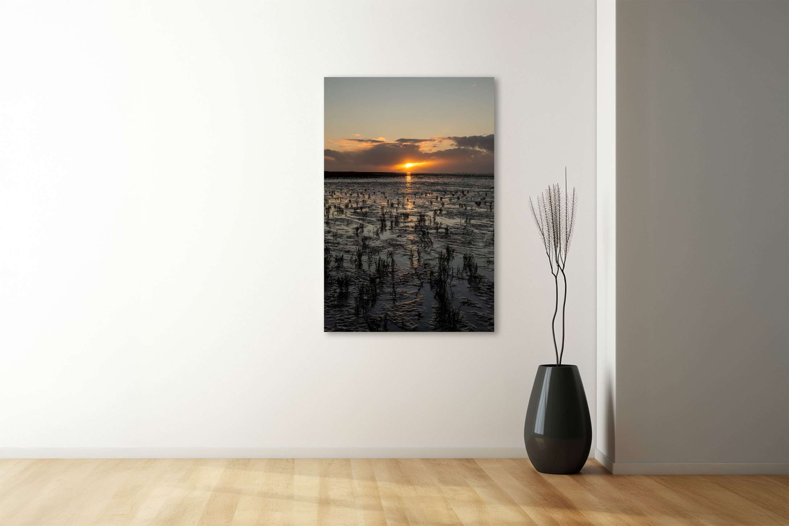 Wanddecoratie Zonsondergang - Sfeervol en Betoverend