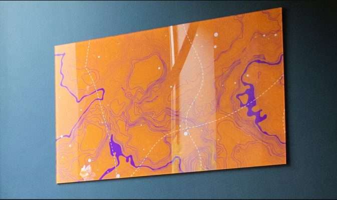 Plexiglas wanddecoratie