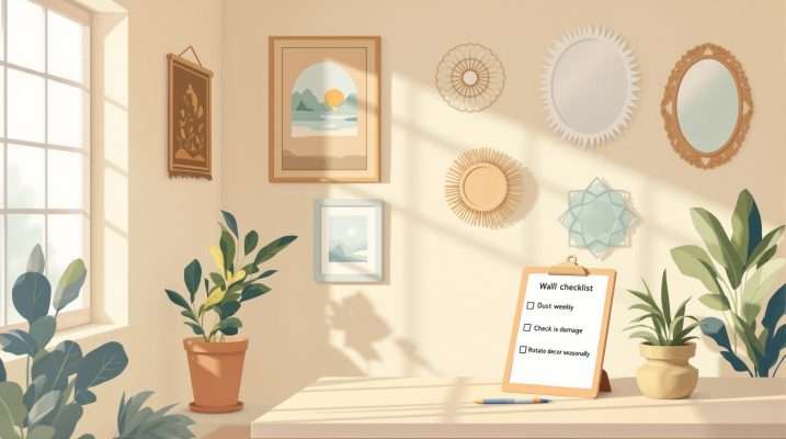 Wanddecoratie Onderhoud: De Complete Checklist