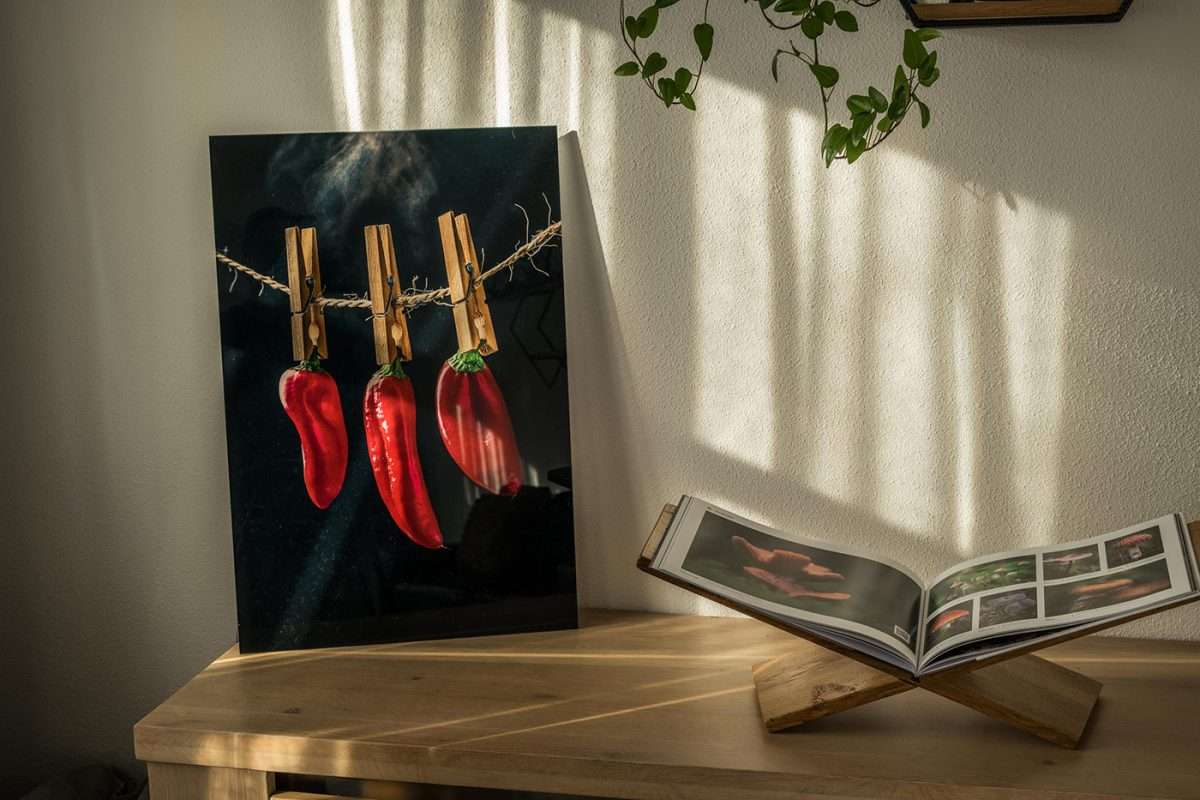 wanddecoratie op plexiglas