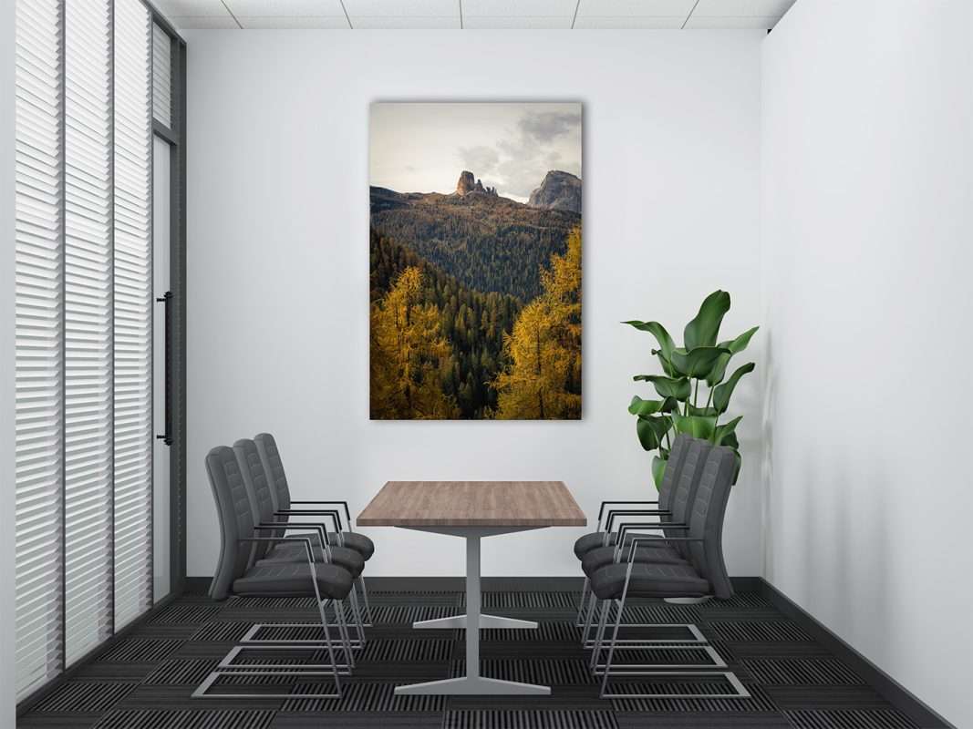 wanddecoratie voor op kantoor
